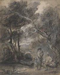 Wooded Landscape with Figures   1445307   ja       japanese Successfully Translated  Original: Calvary, from the Orsini Polyptych (tempera on panel) (see also 471172-4) Translat: Calvary, from the Orsini Polyptych (tempera on panel) (see also 471172-4) 143