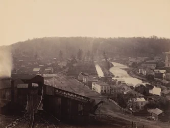 アーチボルド、デル＆ハドソン運河社、c.1863-1865年（写真）