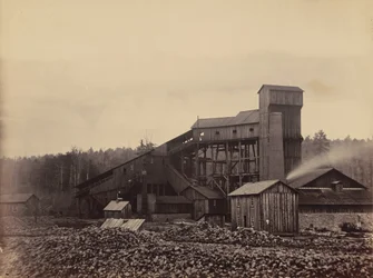 ギブソンズ・ブレーカー、ラシュデール、デル＆ハドソン運河社、c.1863-1865年（写真）