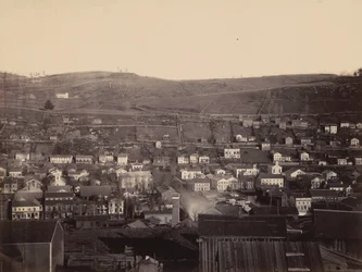 ホーンズデール、セクション4、デル＆ハドソン運河社、c.1863-1865年（写真）