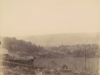 フォン・ストーチ・ブレーカー、デル＆ハドソン運河社、c.1863-1865年（写真）