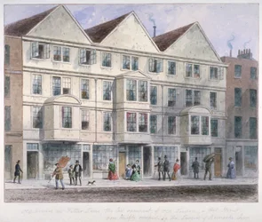Fetter Lane、ロンドン市、1855