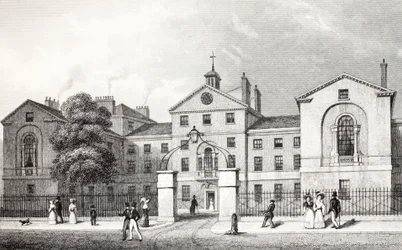 ミドルセックス病院、「ロンドンと19世紀の環境」パブから。 Jones und Co.、1827-1829