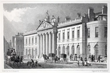 イーストインディアハウスは、「ロンドンと19世紀の環境」パブから。 Jones und Co.、1827-1829