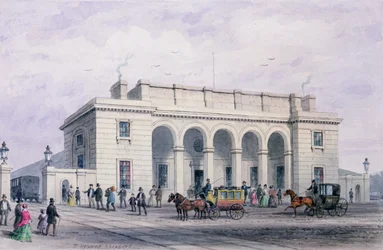 ナインエルムスヴォクソールの南西駅、1856年