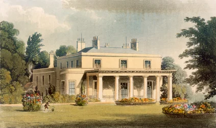 ウィンブルドンパーク、R。アッカーマン（1764-1834）の &39;Repository of Arts&39;、1823年（カラー彫刻）