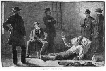 1859年の捕獲後のジョンブラウン1807-1859。