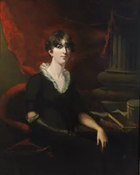 婦人の肖像、おそらくサラ・ハリエット・バーニー（1772-1884）