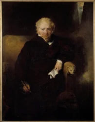 画家アンリ・フュースリ（またはフュースリ）（1741-1825）の肖像 サー・トーマス・ローレンス（1769-1830）の絵画 19世紀 日。1042x1,09 m バイヨンヌ、ボナ美術館