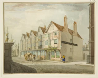 Llandoger TrowとKing Streetの南側
