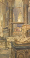 ヘンリー3世とエレノア女王の墓、ウェストミンスター寺院、1904年