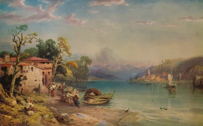 「ベラージオの方を見る」、c1845