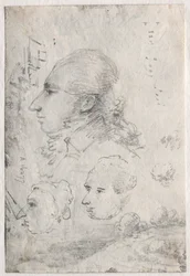 Heads versoの研究c。 1820年代。