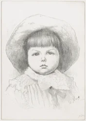 シリル・ナストの子供の肖像、1879年以降、1879年以降。