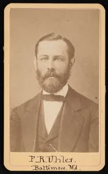 フィリップ・リース・ウーラーの肖像、1835～1913年、1860年代頃。