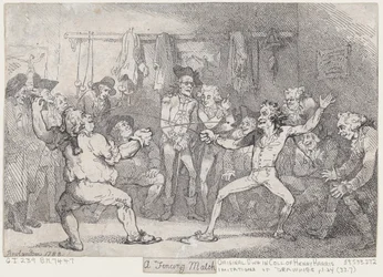 フェンシングの試合、1788 年 12 月 29 日、1788 年 12 月 29 日。