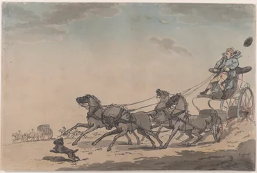 フォーインハンド、または暴走馬車、1791-93。、1791-93。
