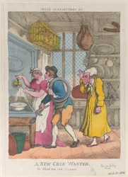 A New Cock Wanted, or Work for the Plumber, April 20, 1810., April 20, 1810.