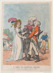 グレトナ・グリーンへの旅、1803年、1803年。