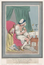 ノミを探す老女、1794 年 9 月 25 日、1794 年 9 月 25 日。