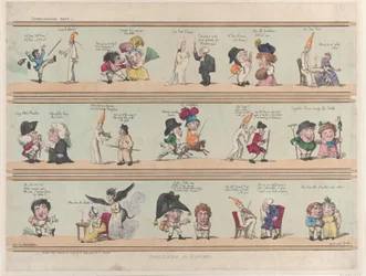 部屋の境界線、エクストラバガンザ プレート 1、1799 年 3 月 28 日、1799 年 3 月 28 日。