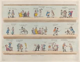 部屋の境界線、プレート 3、1799 年 3 月 30 日、1799 年 3 月 30 日。