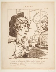 1800年1月20日、欲望のルブラントラヴェスト、または情熱の似顔絵。