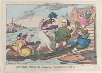 Easterly Winds, or Scudding Under Bare Poles, May 10, 1810., May 10, 1810.