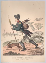 1814 年 3 月 2 日、ライプツィック フェアのヘッド ランナーまたはランナウェイズ。