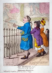 「ジョン・ローズデール、水夫、グリニッジ病院ホールの出展者」、1807