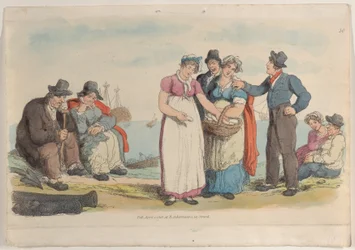 プレート 10、World in Miniature、1816 年より。, 1816.