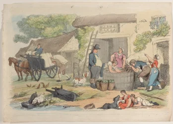 プレート 16、World in Miniature、1816 年より。, 1816.