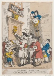 四半期ごとの Dunns、または Clamorous Tax Gatherers、1805 年 2 月 3 日、1805 年 2 月 3 日。