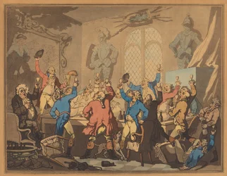ディナー、1787年。