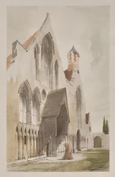 パリ、ゲント、アントワープ、ルーアンの絵のように美しい建築物: Hospice des Vieillards、ゲント、ベルギー