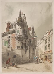 パリ、ゲント、アントワープ、ルーアンの絵のように美しい建築物：Hotel de Sens、パリ
