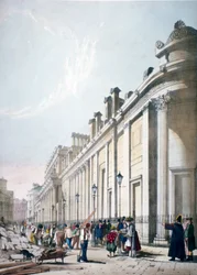 ロンドン市のイングランド銀行の眺め、1842 年