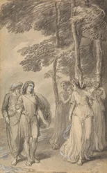 フェネロンの「ユリシーズの息子テレマコスの冒険」の 6 つの挿絵の 1 つ