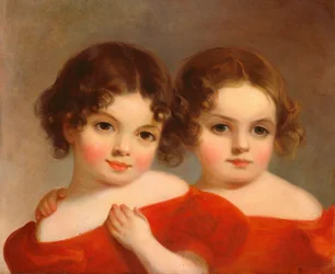 リーランド姉妹 1830年頃 油彩・キャンバス