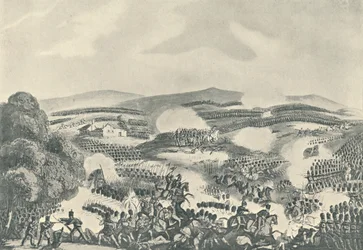 キャトルブラの戦い、1815年6月16日、1815年1909年