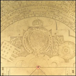 アストロラーベ：裏面詳細 1552年頃（ブロンズ）