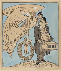 ベルリンのローラント; 『ジンプリツィシムス』IX/13、1905年