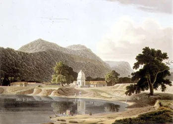 ラムグール、「東洋の風景」の第6部からX版、パブ。1804年（アクアチント）