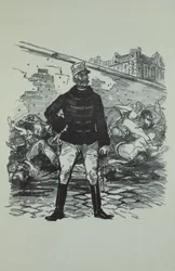 ガストン・オーギュスト将軍（1830-1909）ガルリット侯爵、栄光の中で