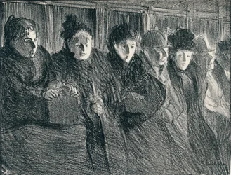 Inside a Tramcar、1896、1898