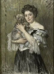 メアリー・キャサリン・ジョセフィン・ジョーダン (1866-1948)。 画家ジョージ・ヘンドリック・ブライトナーの妻