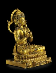 ヴァイロチャナの像、デンサティル（金銅）（876882-4も参照