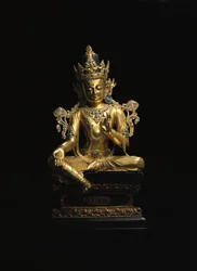 観世音菩薩の帝国像（474250から474254も参照）（金銅）