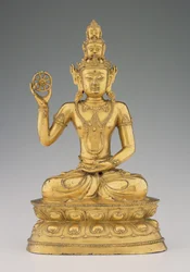 Vajrasattvadhatu Lokesvara（金銅合金）