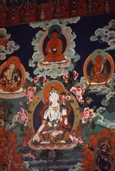 神々を描いた壁画、ポタラ宮（ユネスコ世界遺産